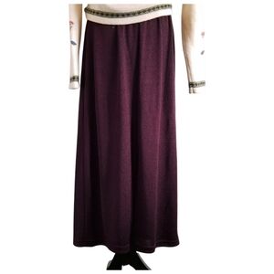 90s purple maxi skirt